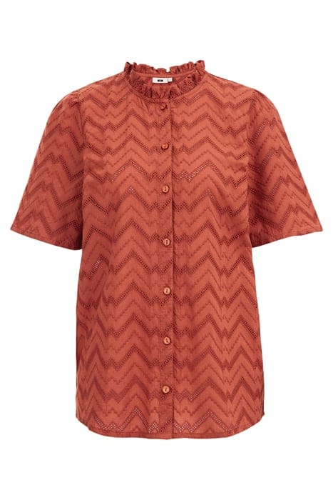 BLOUSE RUST BROWN 4