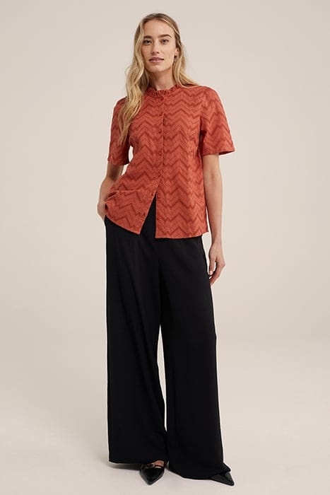 BLOUSE RUST BROWN 3