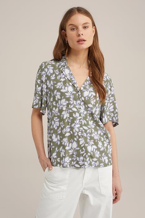 BLOUSE OLIVE GREEN 1