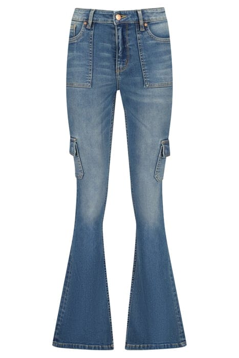 SUNRISE CARGO JEANS MID BLUE STONE 4