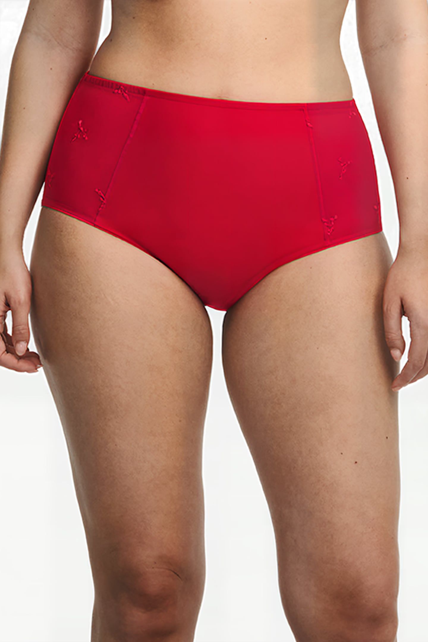 CO BO. FULL BRIEF SUPPORT HIGH W. SCARLET/PEACH 1