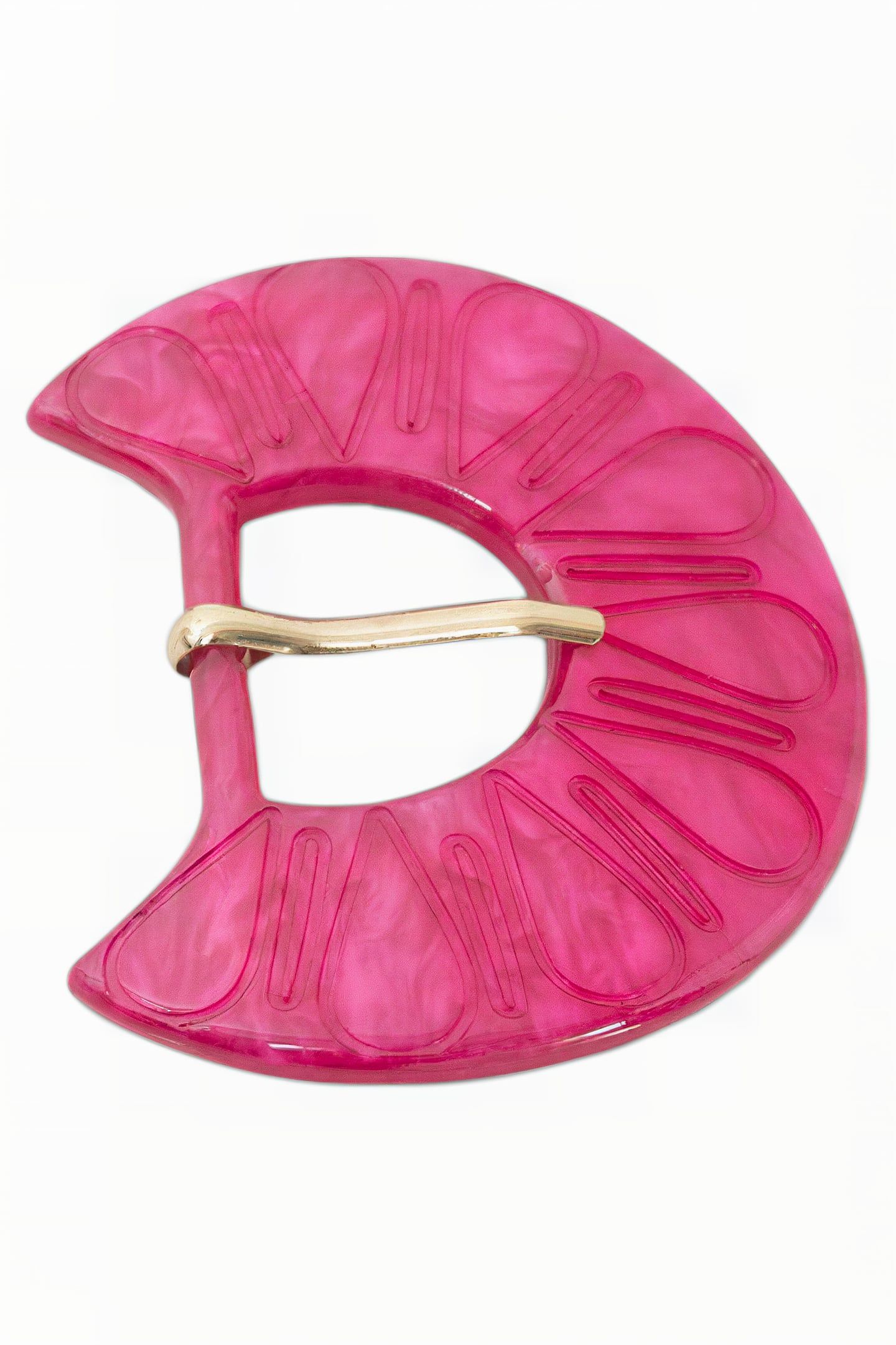 AMAL - DETACHABLE FUCHSIA RESIN BELT BUCKLE 1