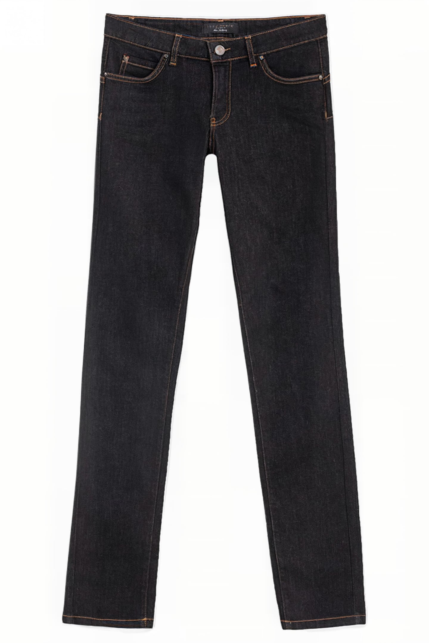 BLACK LOW WAIST SLIM JEANS 5