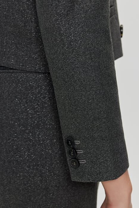GREY GLITTERY SHORT SUIT JACKET 5