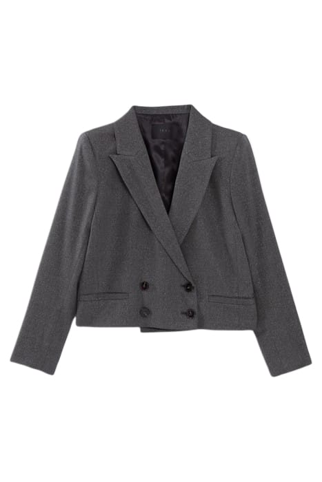 GREY GLITTERY SHORT SUIT JACKET 4