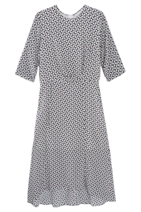 OFF-WHITE GEOMETRIC PRINT MIDI DRESS 3