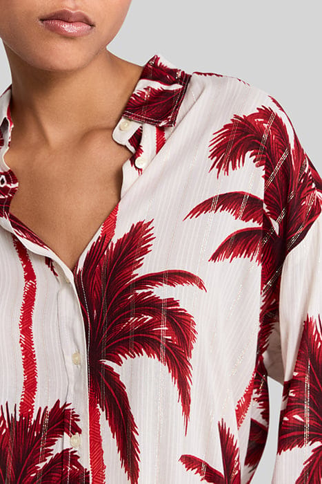 ECRU PALM-TREE PRINT SHIRT 4