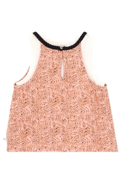 BABY GIRLS’ 2-IN-1 PEACH PRINT TOP AND ECRU VEST TOP 5