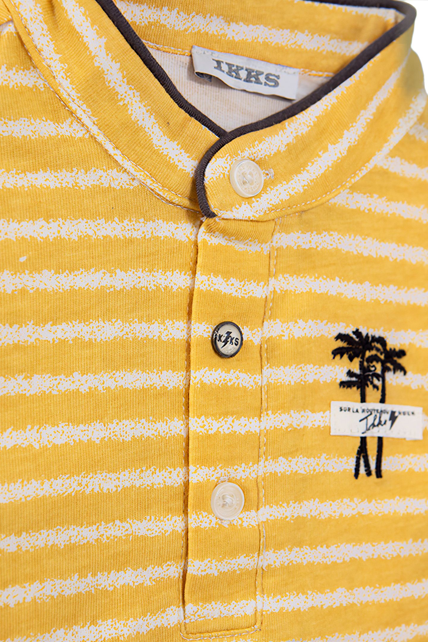 BABY BOYS’ YELLOW POLO SHIRT, DENIM BERMUDA SHORTS OUTFIT 5
