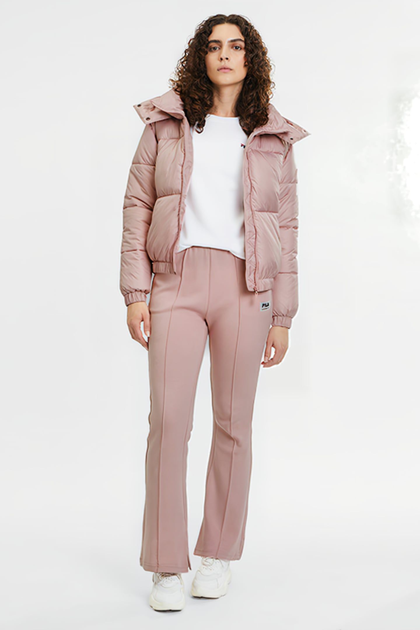 BUCHEN CROPPED PUFFER JACKET PALE MAUVE 3