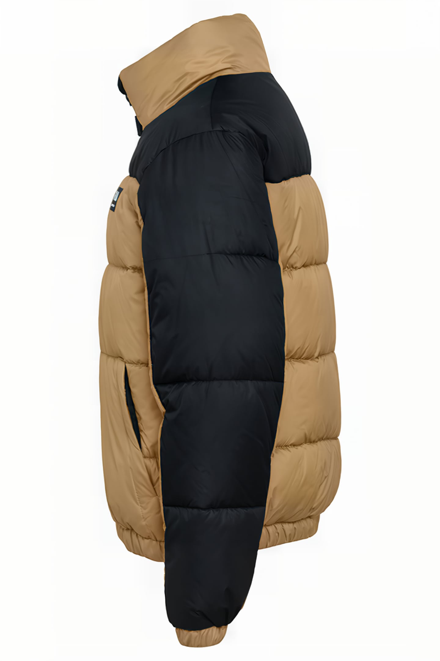 THALWENDEN BLOCKED PUFF JACKET ICED COFFEE-BLACK 3