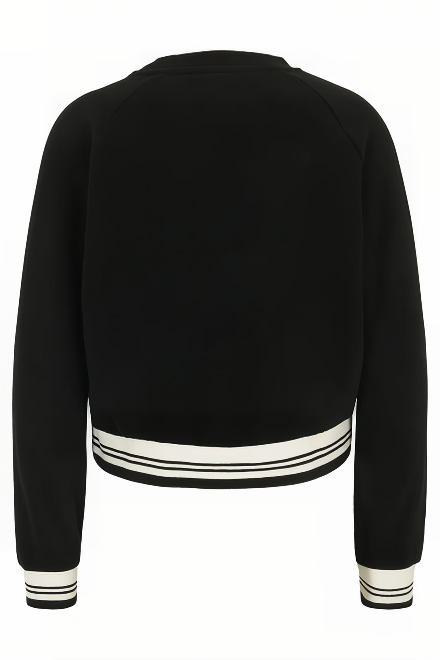 LARAMIE CROPPED CREW SWEAT BLACK 5