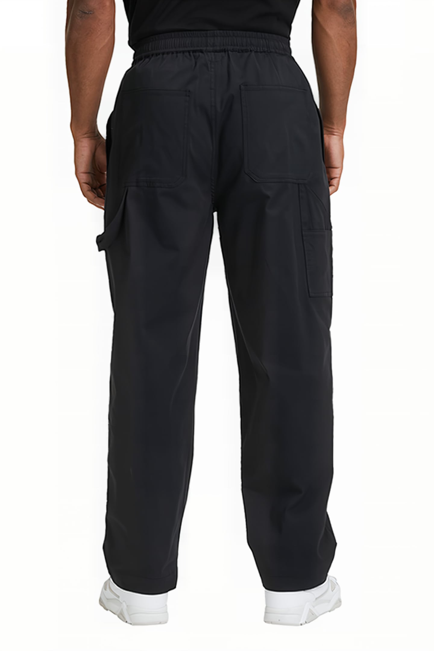 LUGUSE WOVEN CARGO JOGGER BLACK 2