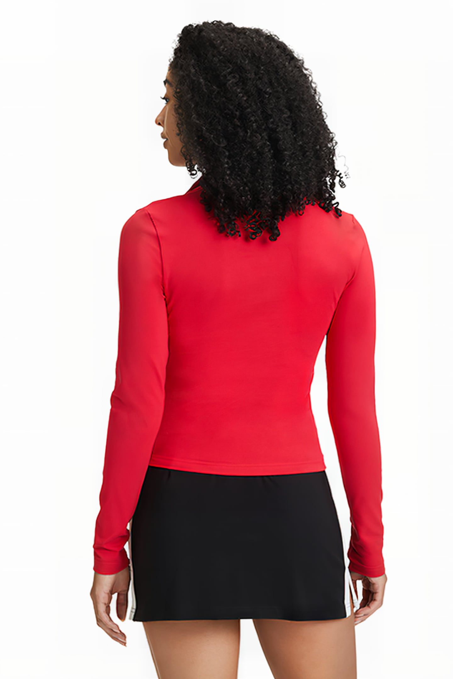 LEE LONGSLEEVE POLO SHIRT TRUE RED 2