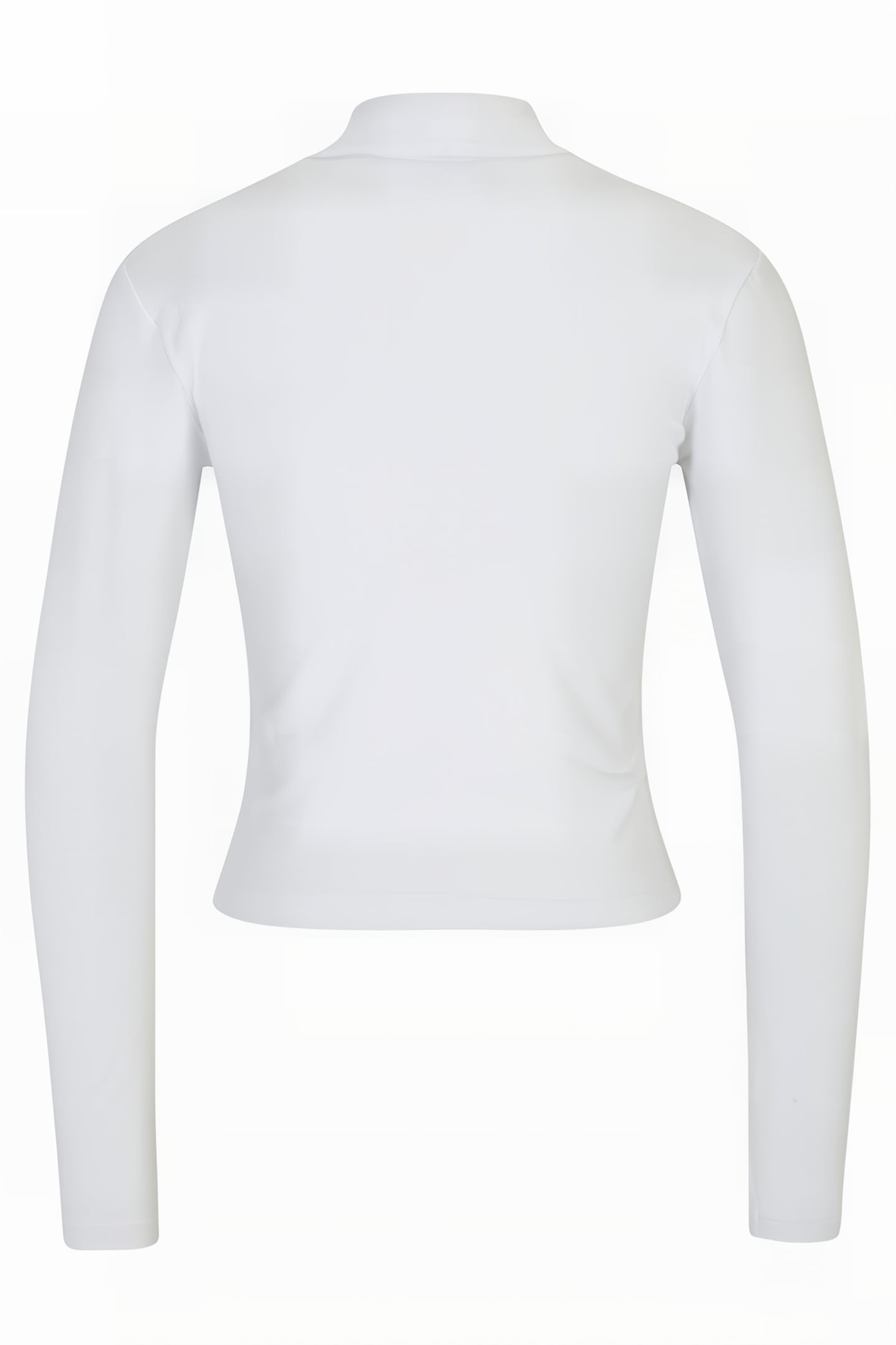 LINNUSE CROPPED TURTLE NECK BRIGHT WHITE 4