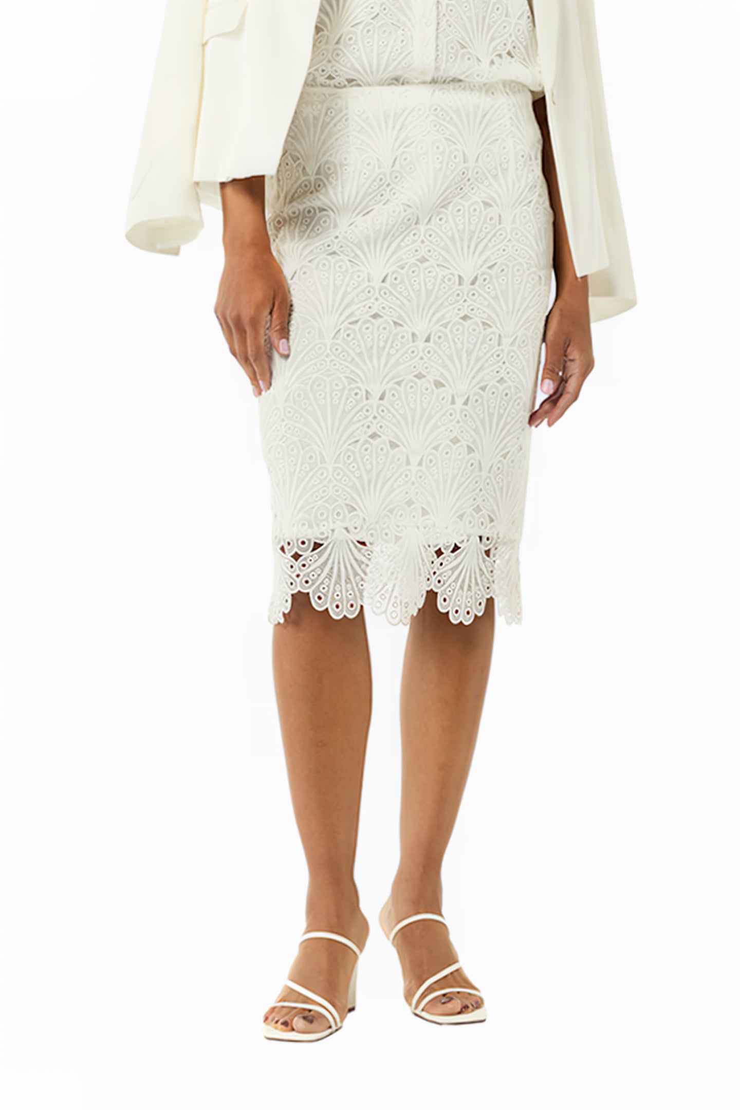 COMMA SKIRTS WHITE 1