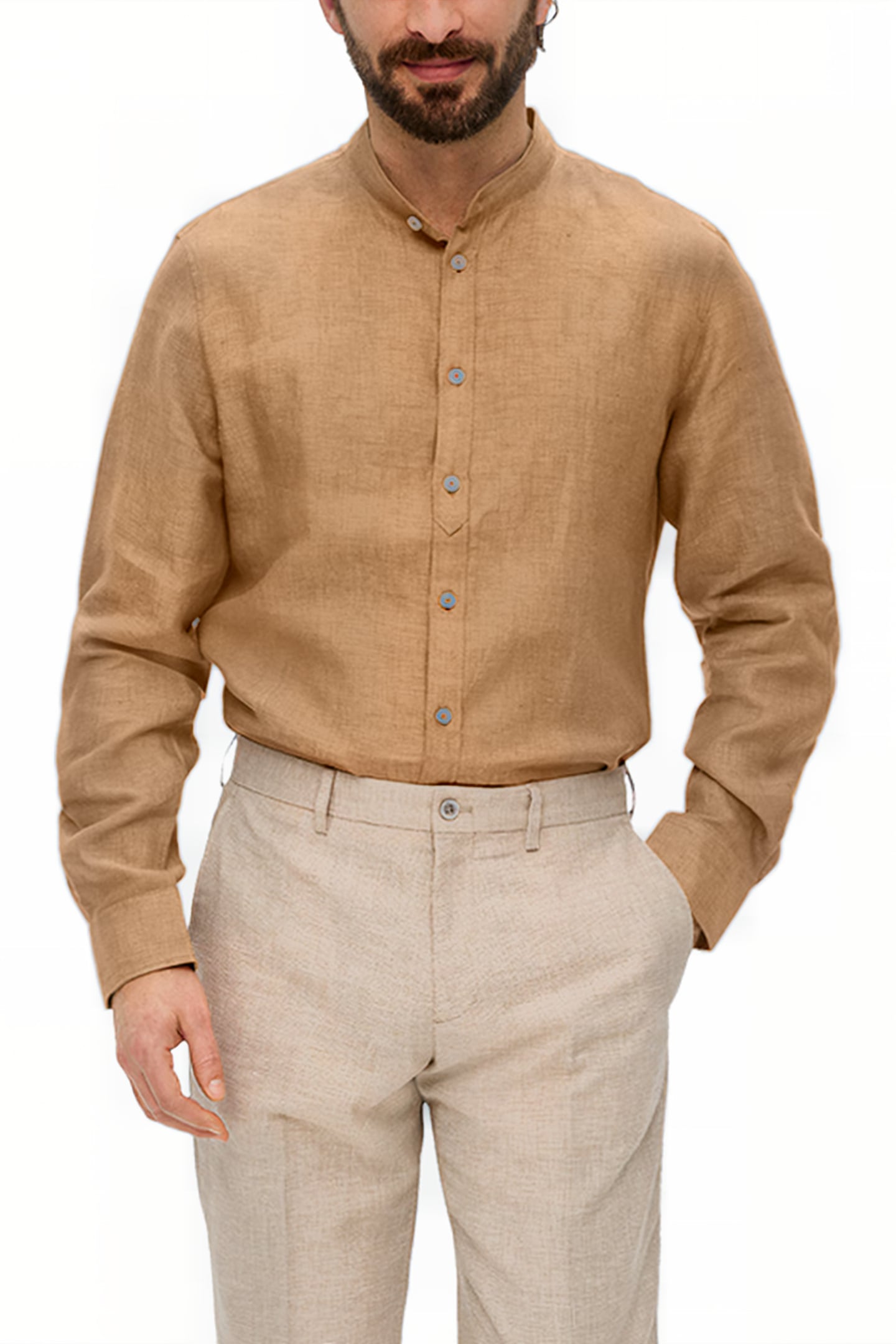 S.OLIVER SHIRTS BROWN 1