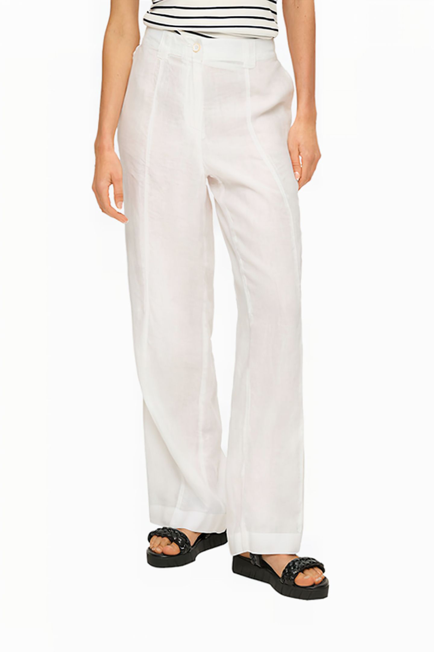 S.OLIVER PANTS WHITE 1