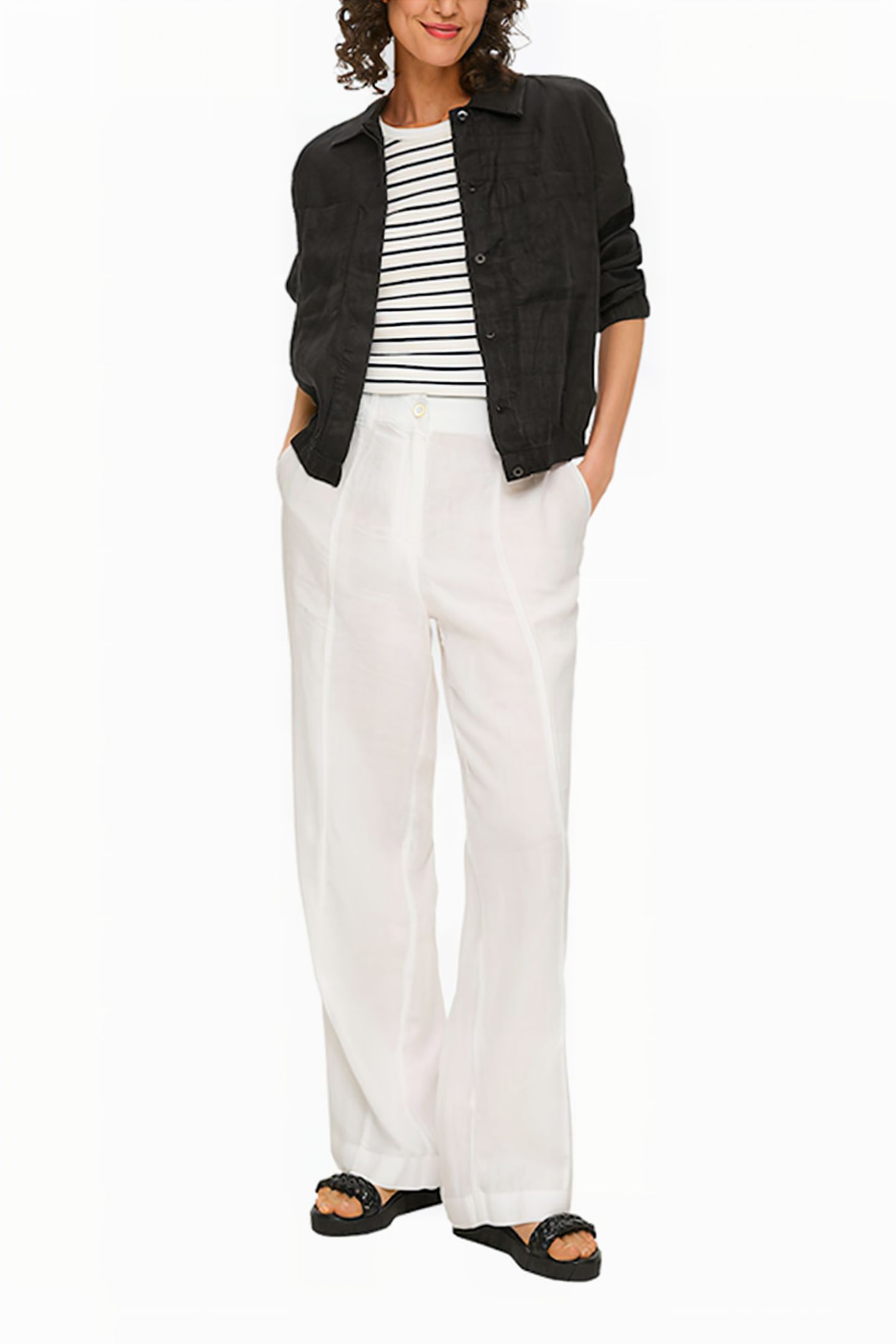S.OLIVER PANTS WHITE 3