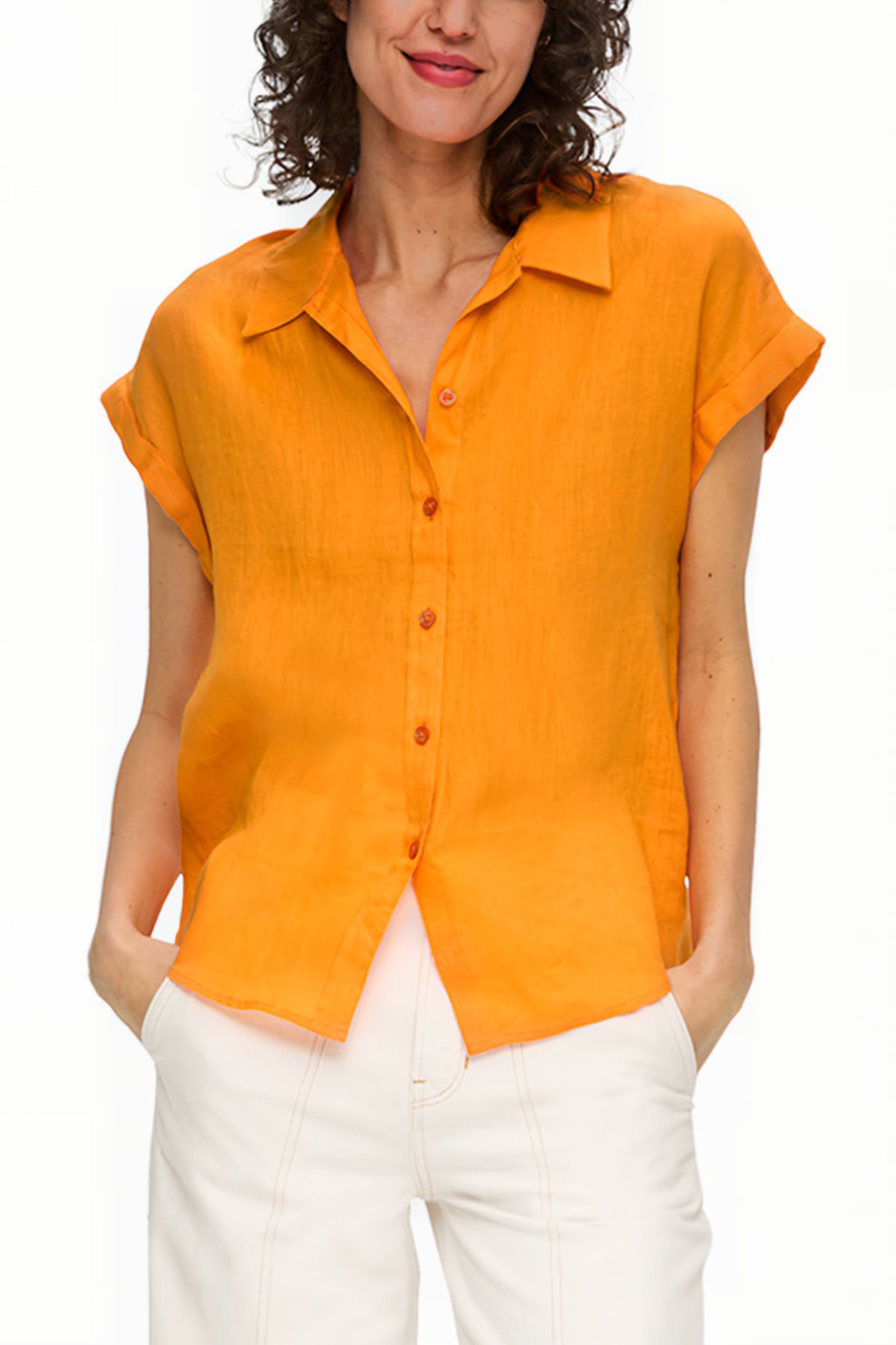 S.OLIVER BLOUSES ORANGE 1
