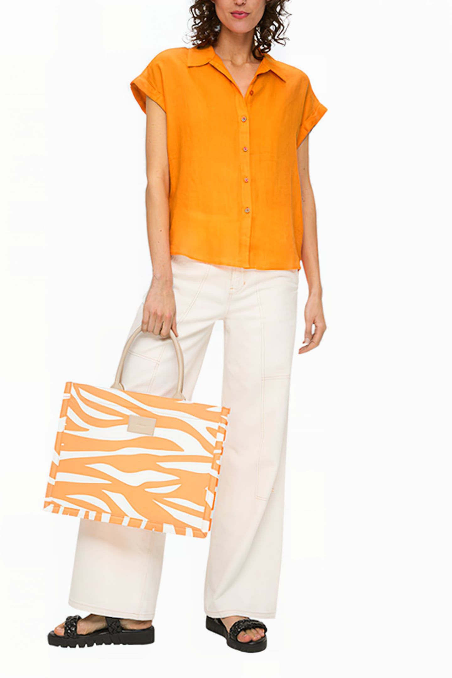 S.OLIVER BLOUSES ORANGE 3