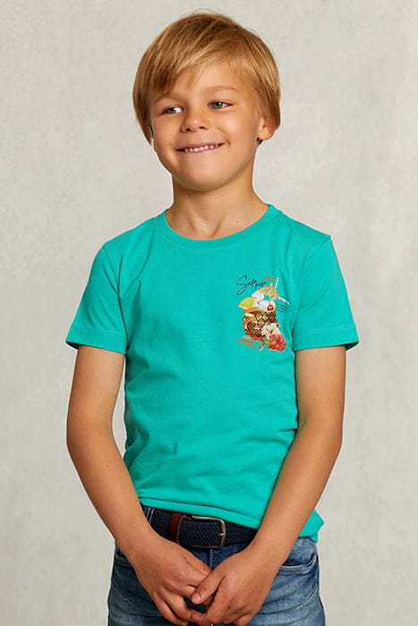 NORMAL FIT BASIC T-SHIRT CITRUS GREEN GREEN 1
