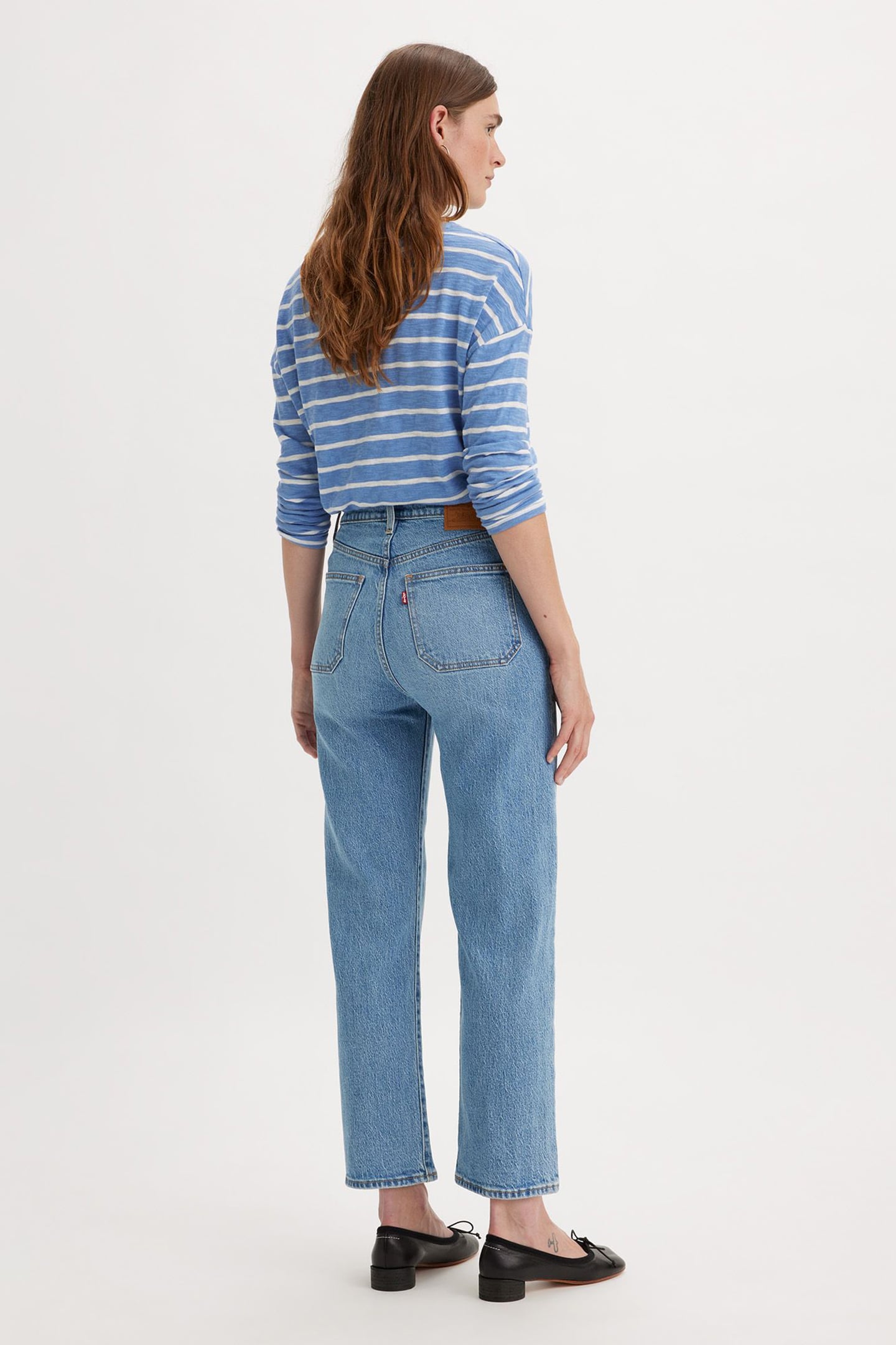 RIBCAGE STRAIGHT PATCH POCKET JEANS 2
