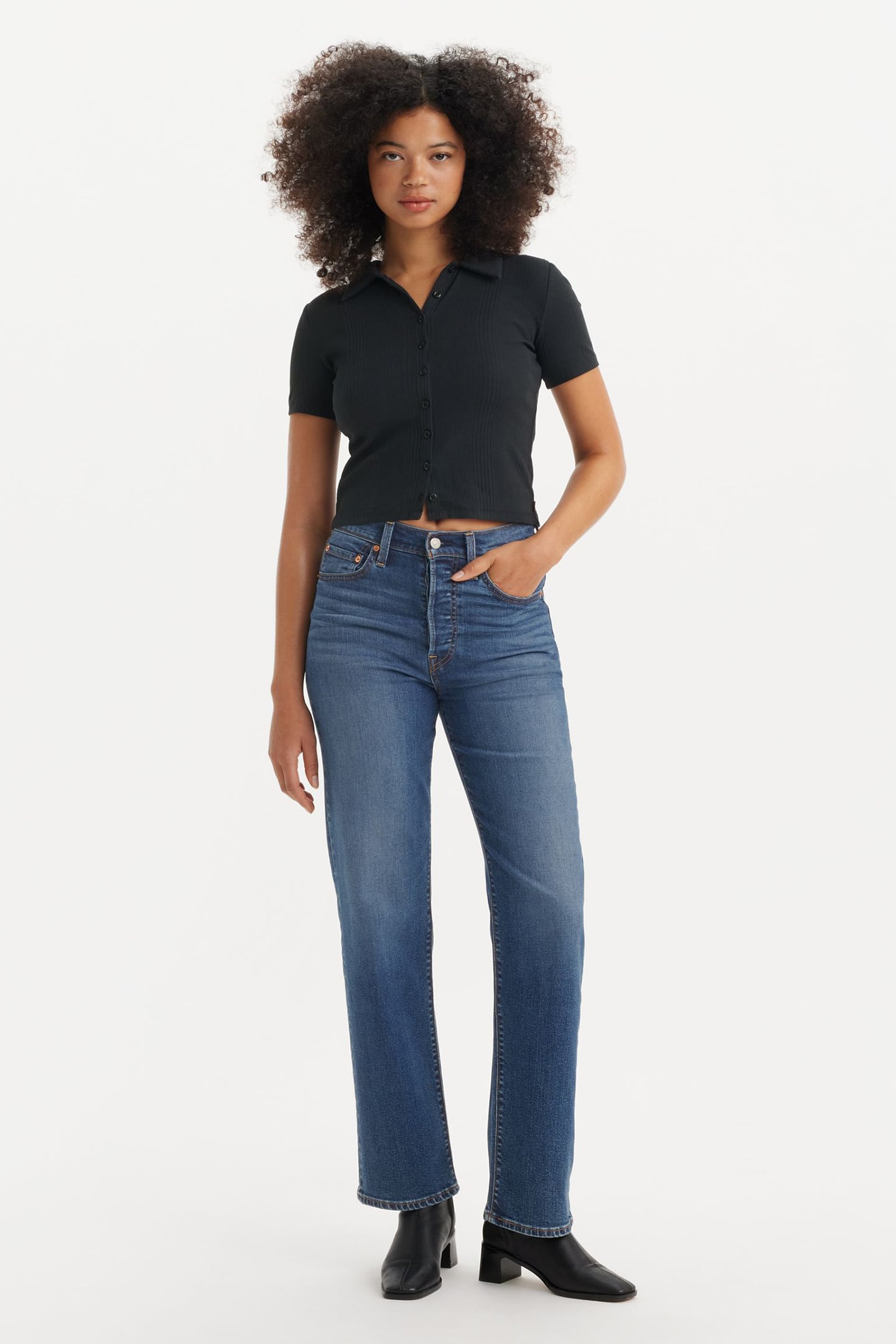 RIBCAGE FULL-LENGTH JEANS 1
