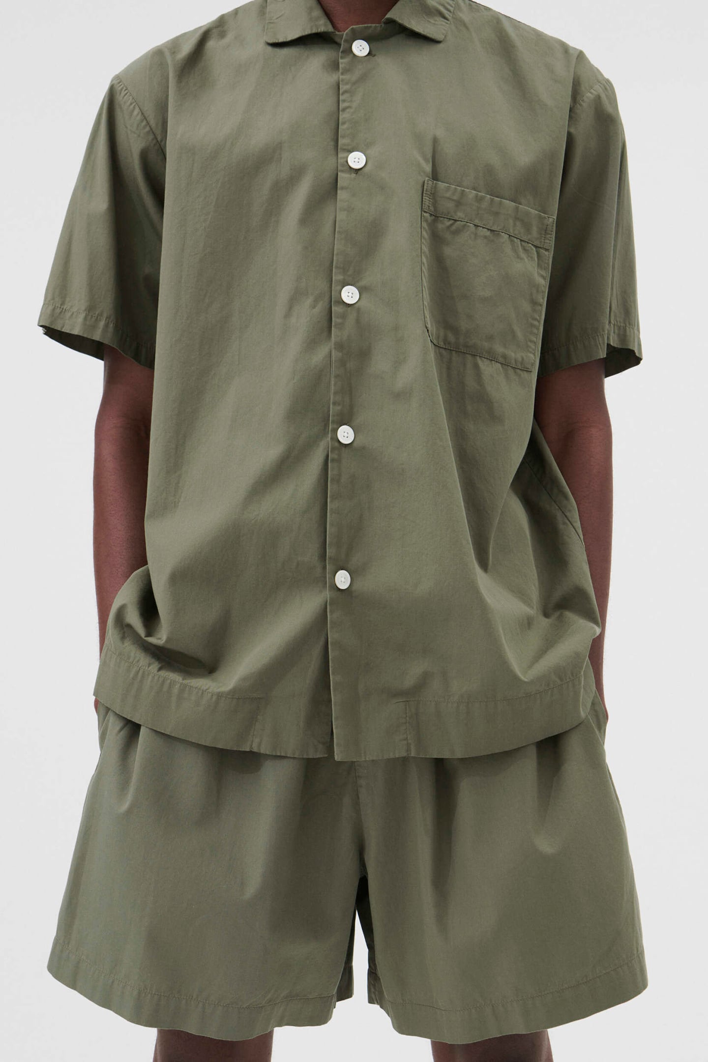 UNISEX POPLIN, SHORT SLEEVE SHIRT WILLOW 1
