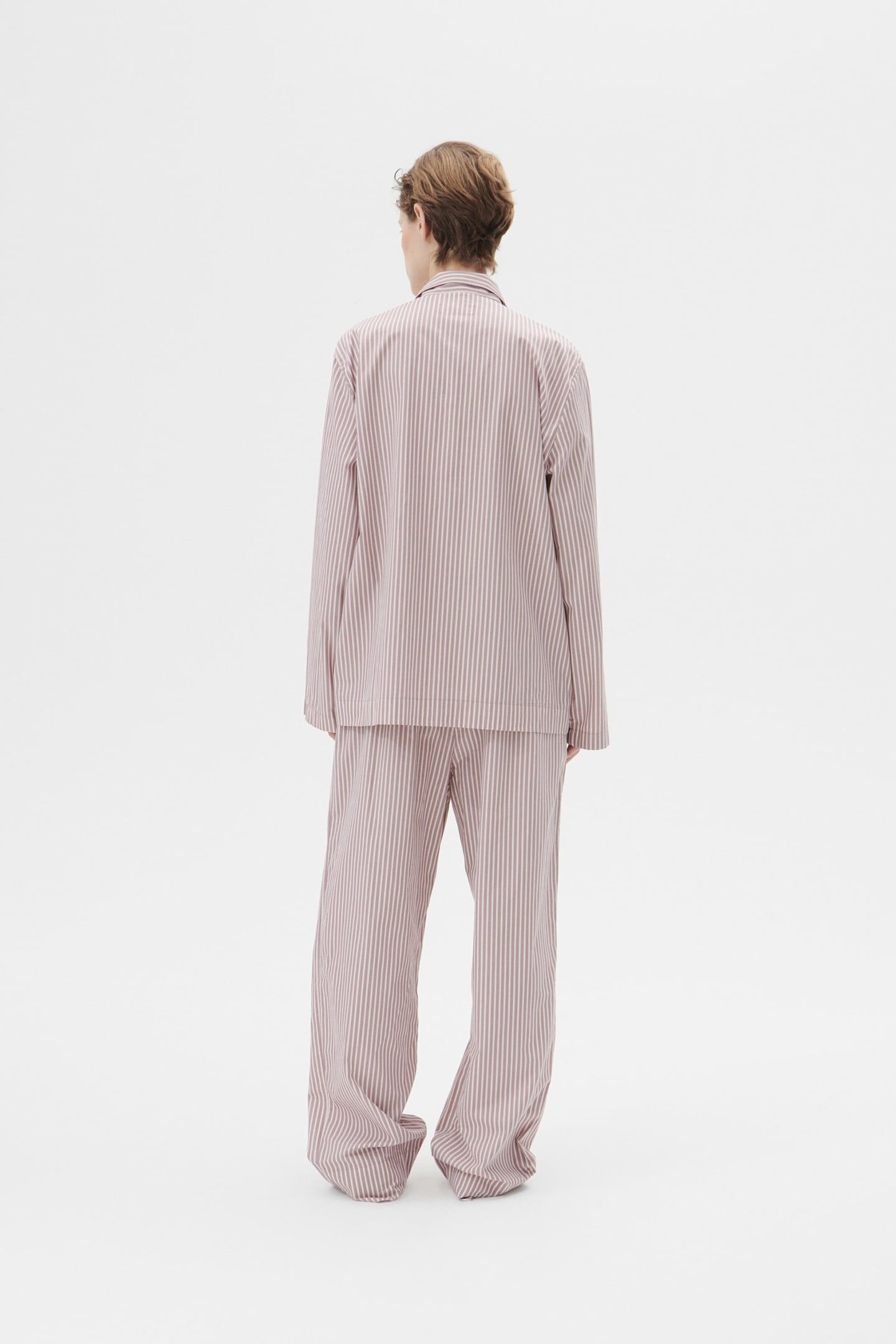 UNISEX POPLIN, PYJAMAS PANTS SKIPPER STRIPES 2