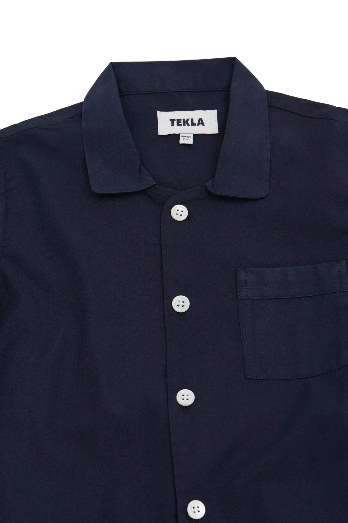 UNISEX POPLIN, KIDS PYJAMAS SET TRUE NAVY 2