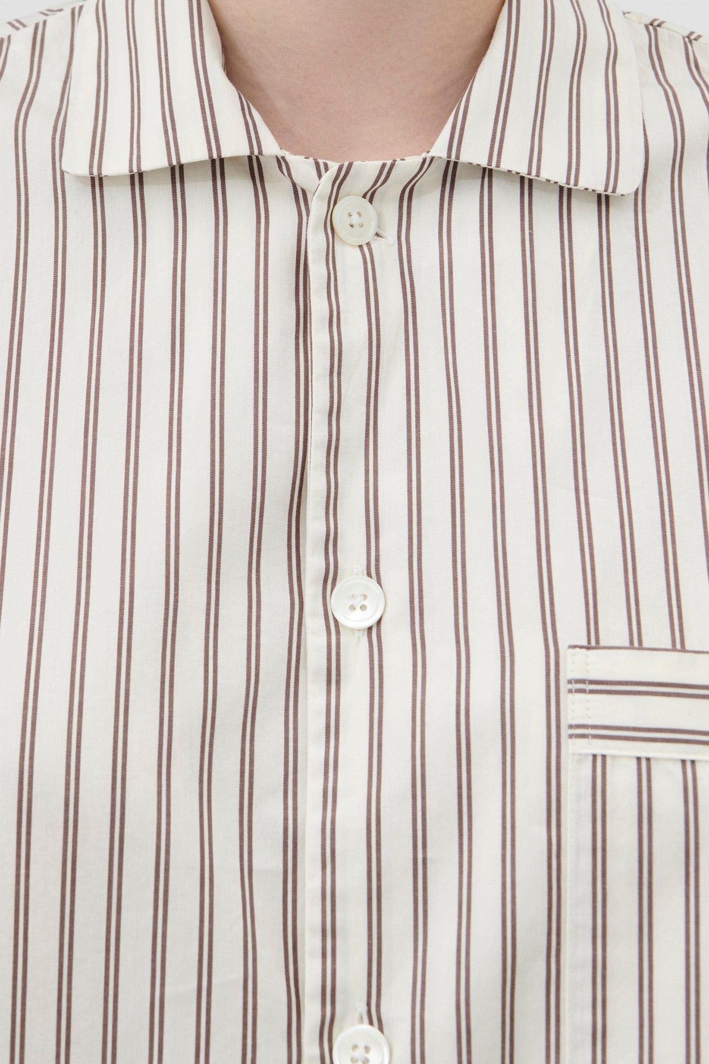 UNISEX POPLIN, SHORT SLEEVE SHIRT HOPPER STRIPES 2
