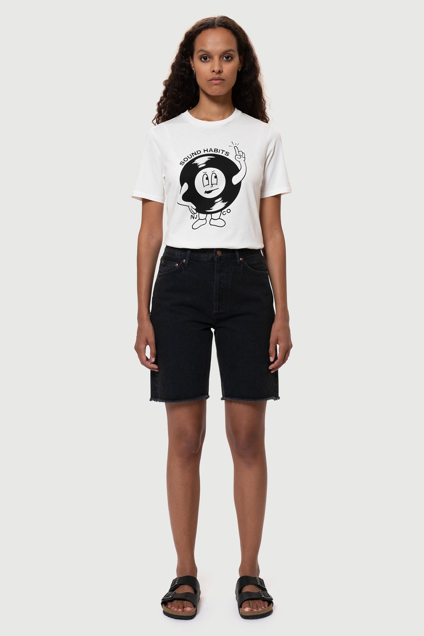 MAUD SHORTS BLACK STONE BLACK 1