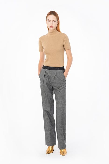 PALMA PANTALONE FLANELLA DISEG GREY/BLACK 2