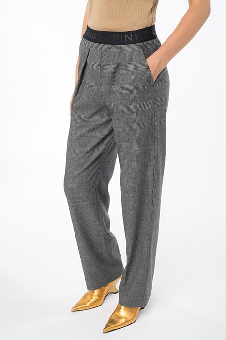 PALMA PANTALONE FLANELLA DISEG GREY/BLACK 1