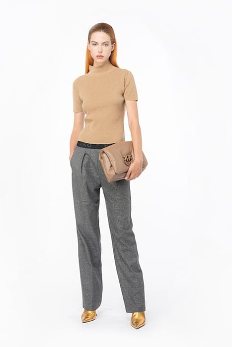 PALMA PANTALONE FLANELLA DISEG GREY/BLACK 7