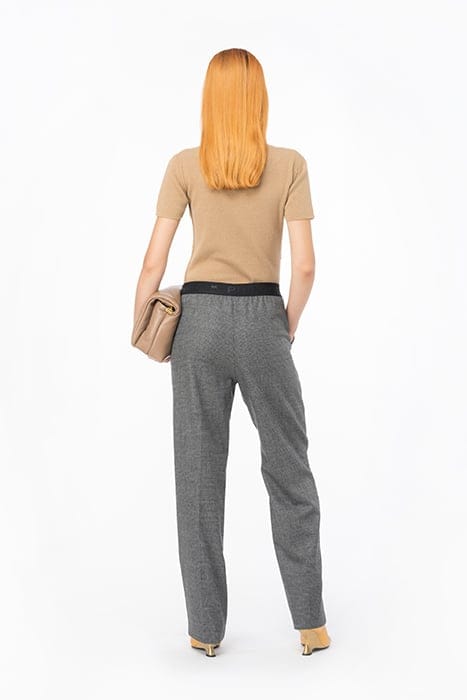 PALMA PANTALONE FLANELLA DISEG GREY/BLACK 3
