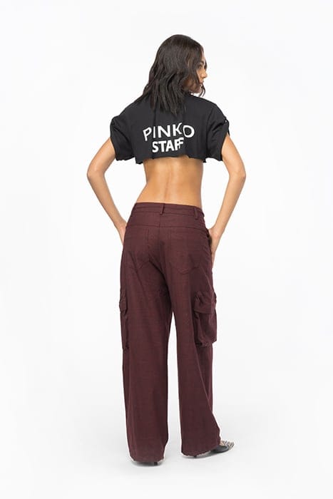 RHYDON TROUSERS BURGUNDY/BLACK 3