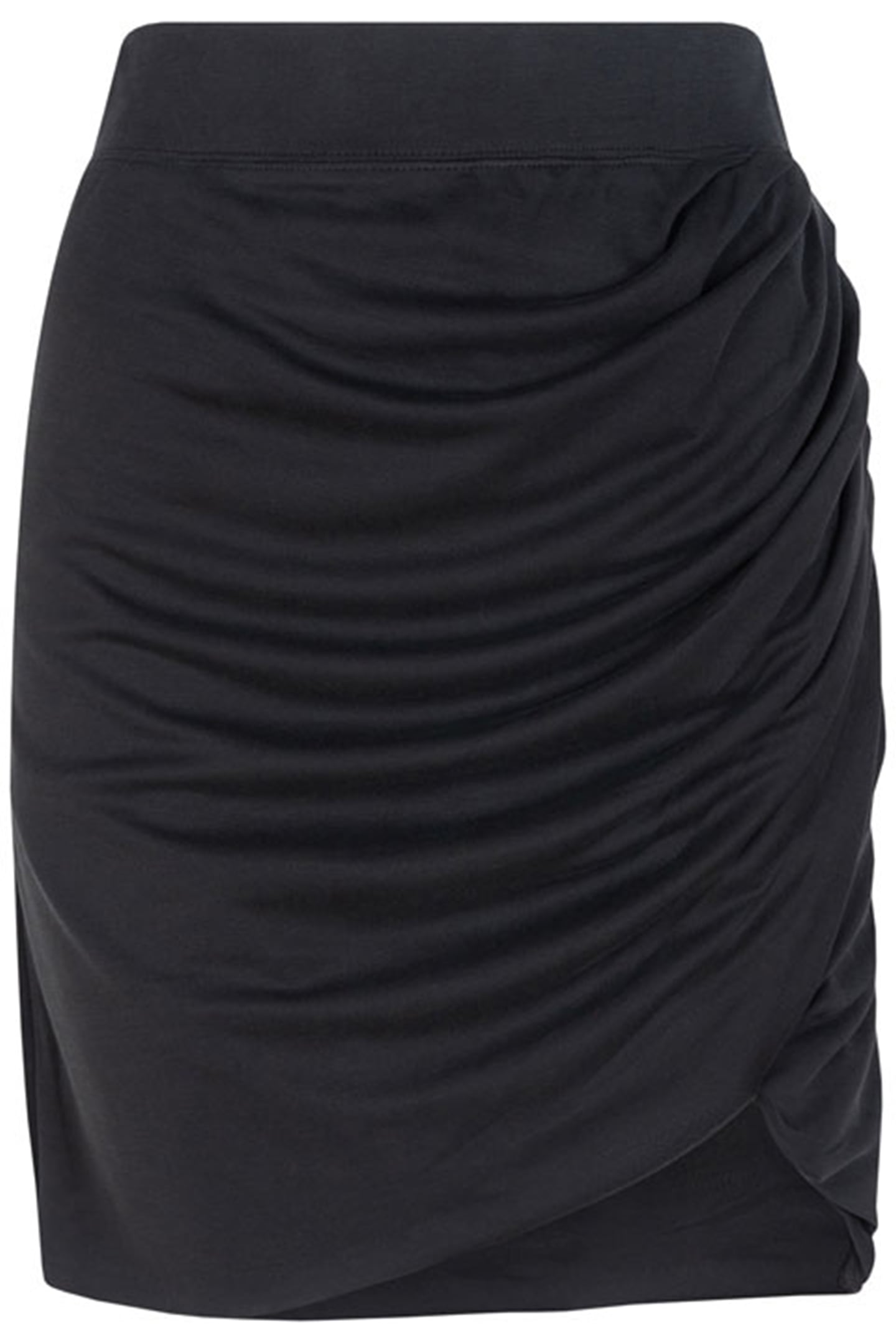 TALIE DRAPEY PLEATED SKIRT WASHED BLACK 3
