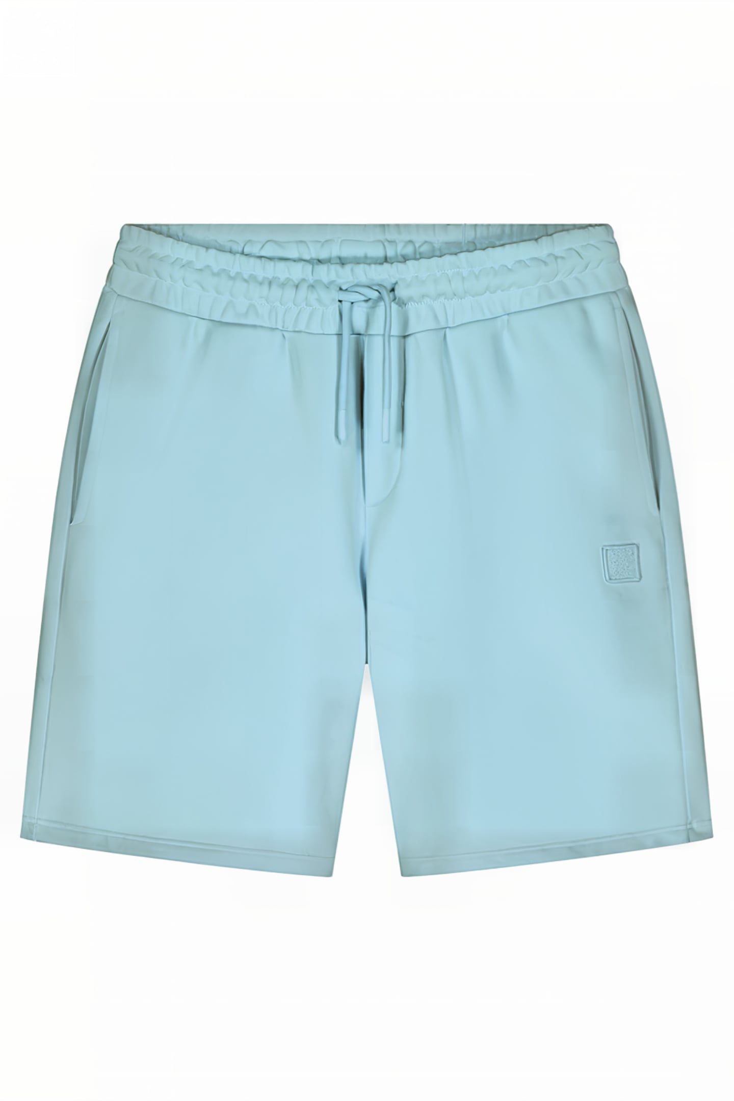 MINIMAL SWEATSHORT SMOKE BLUE 1