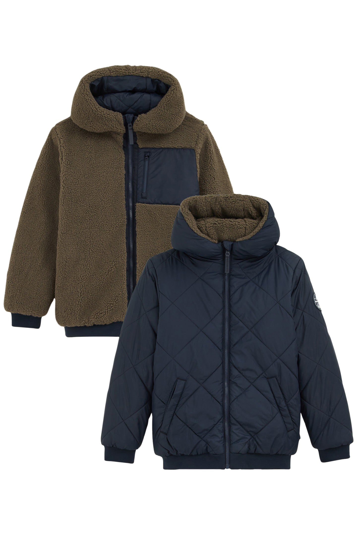 JACKET REVERSIBLE BOMBER NAVY BLUE 1