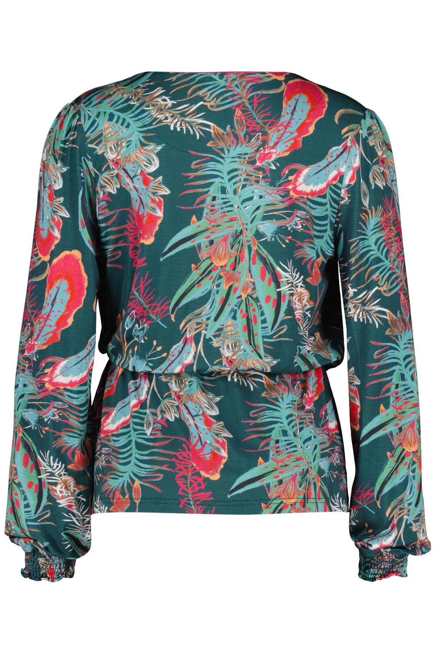 WIKKELTOP PEACH MEDITERRANEA GREEN WITH HONOLULU PRINT 5