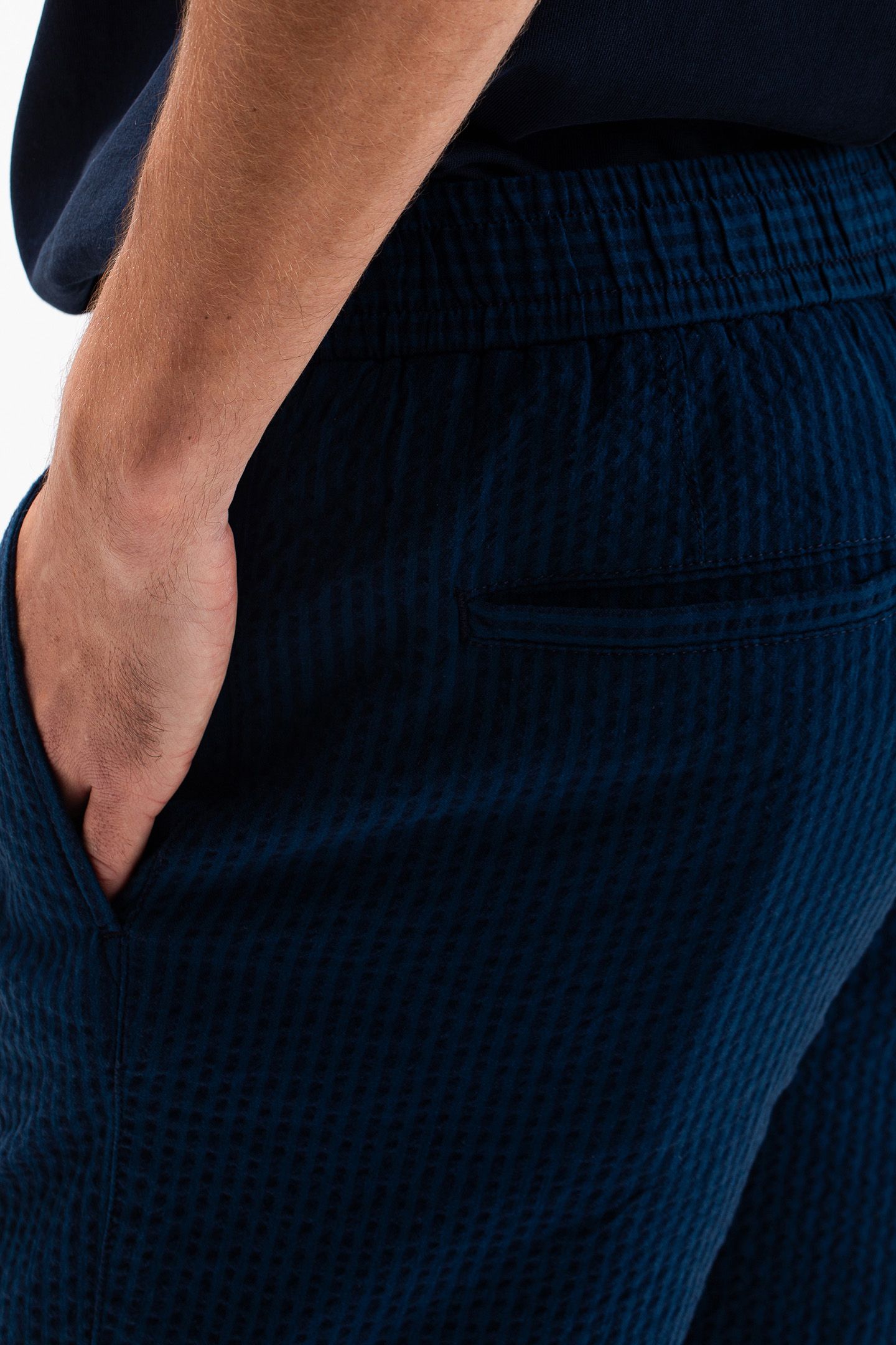 LONER MK 2 SEERSUCKER PANT IRIS BLUE 3