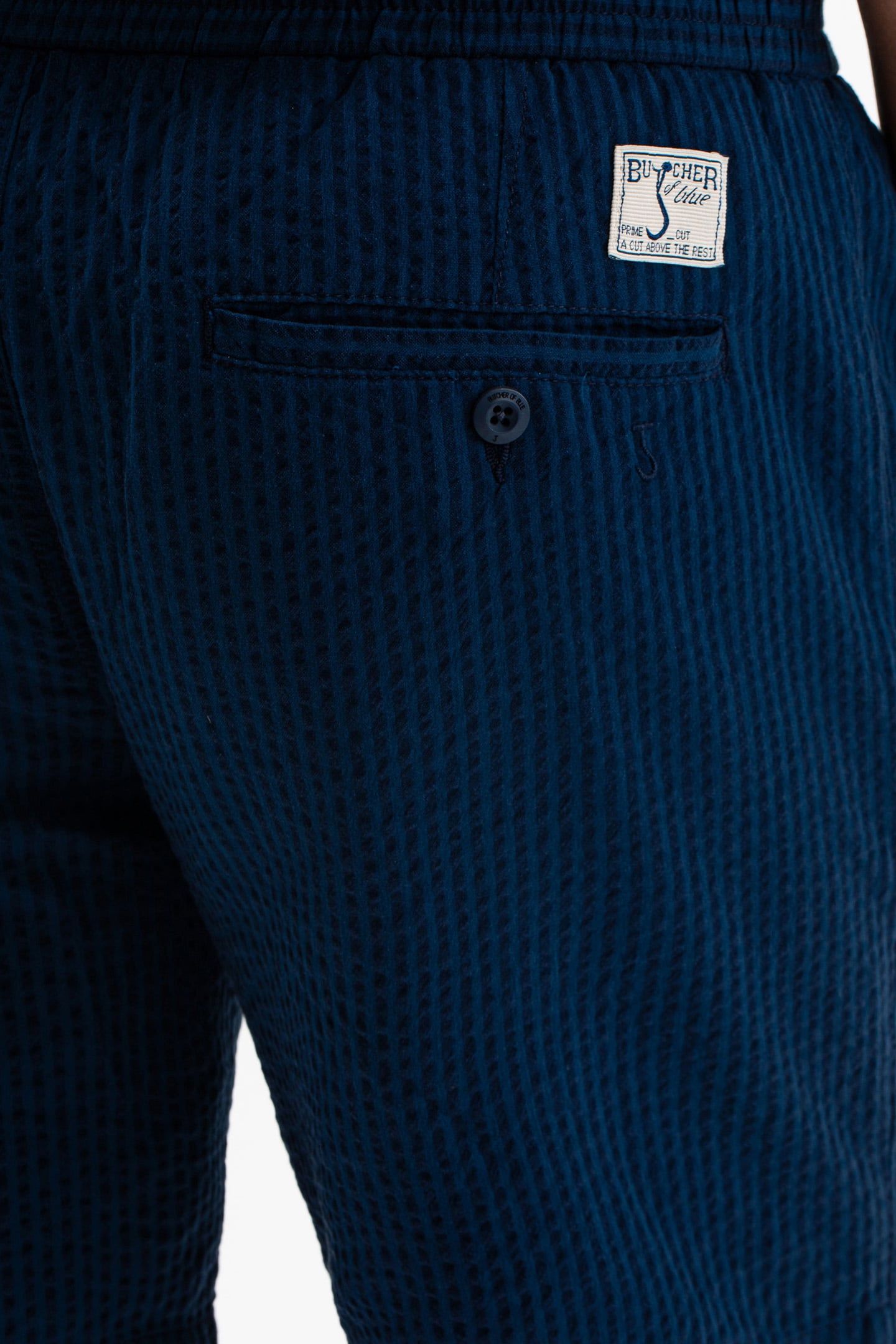 LONER MK 2 SEERSUCKER PANT IRIS BLUE 4