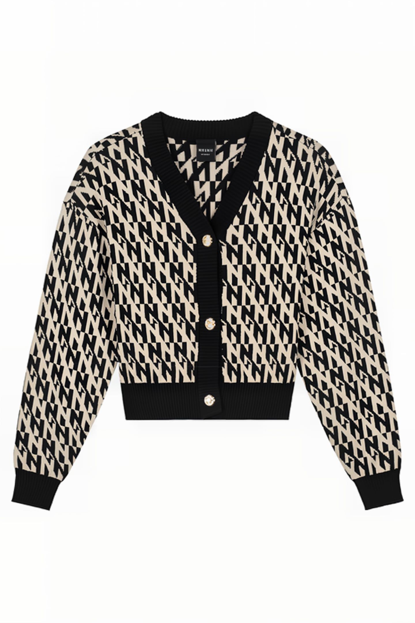 TWIGGY CARDIGAN NUT BEIGE 1