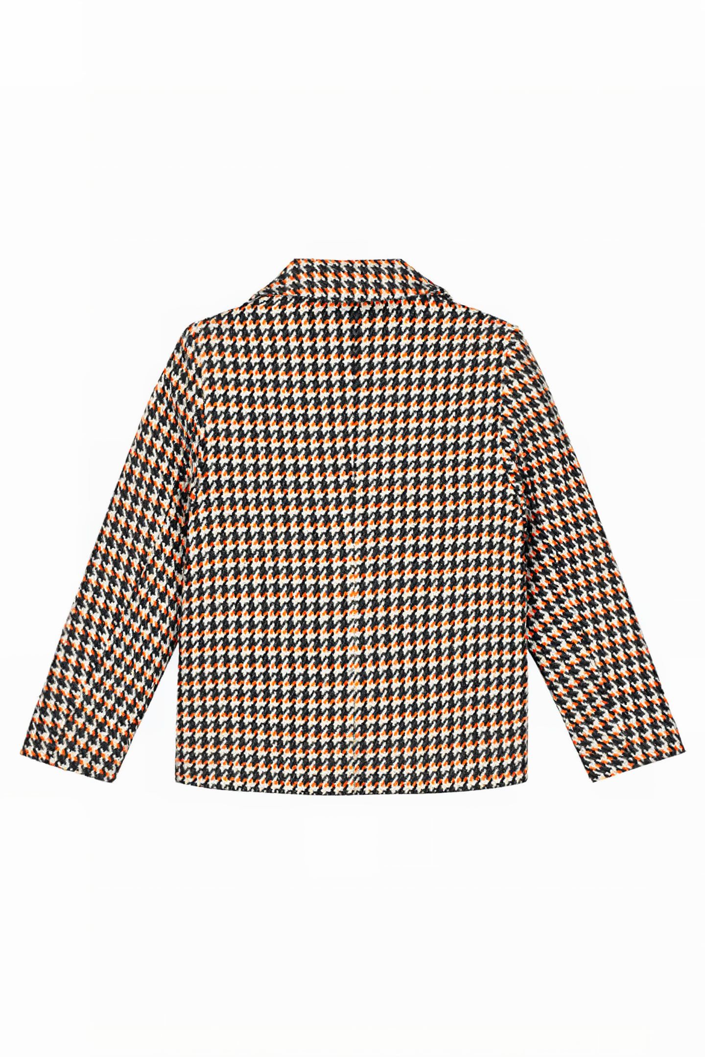 KOS BLAZER MULTI COLOR ORANGE BLACK 2