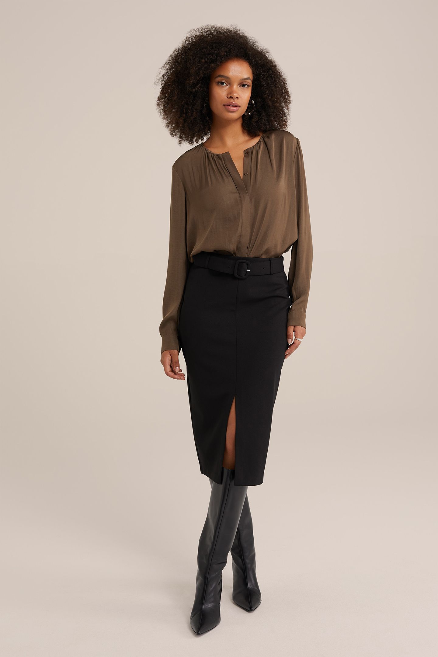BLOUSE DARK GREEN 3