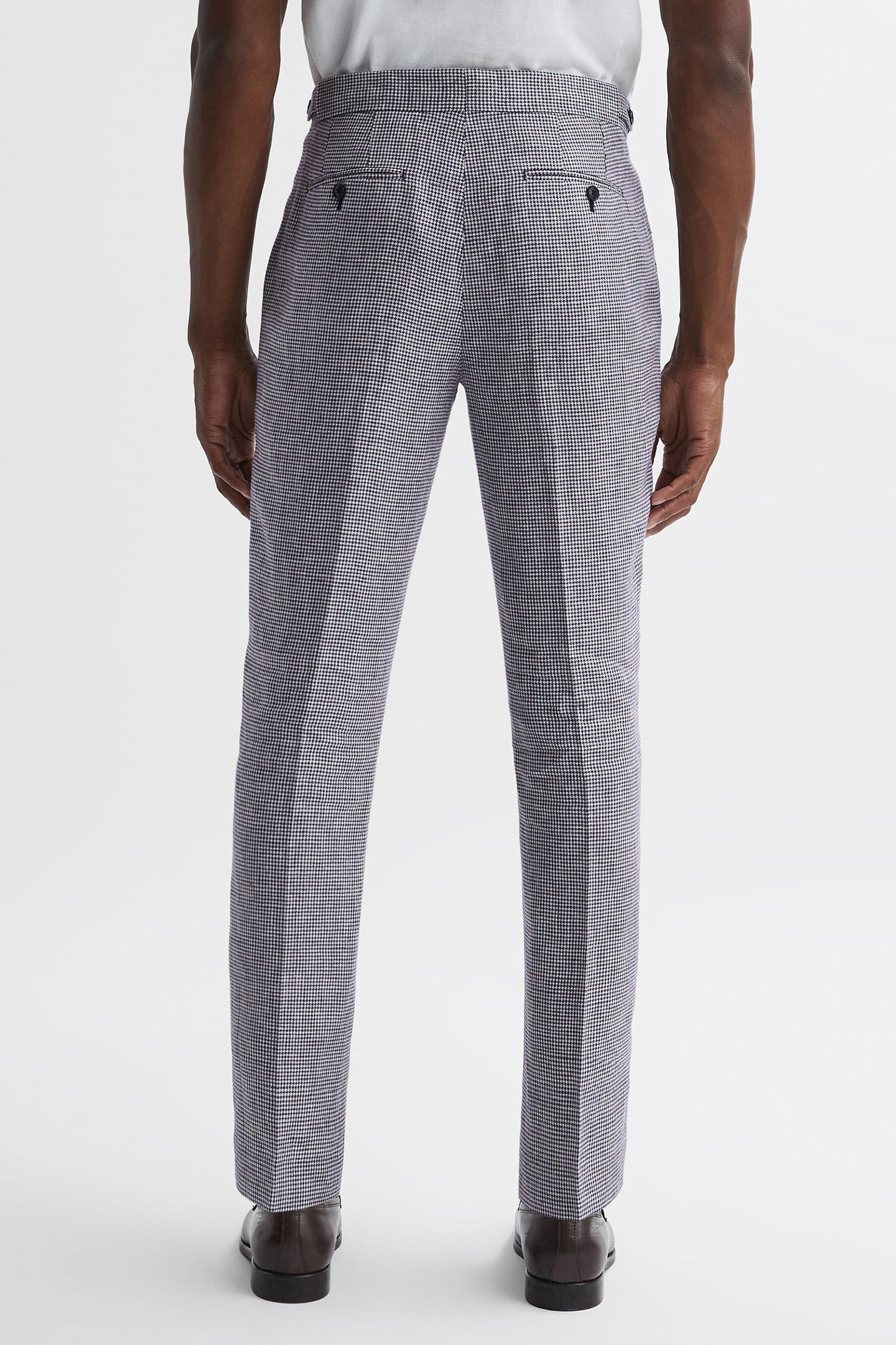 SQUAD DOGTOOTH TAILORED PANTS — SLIM FIT 2