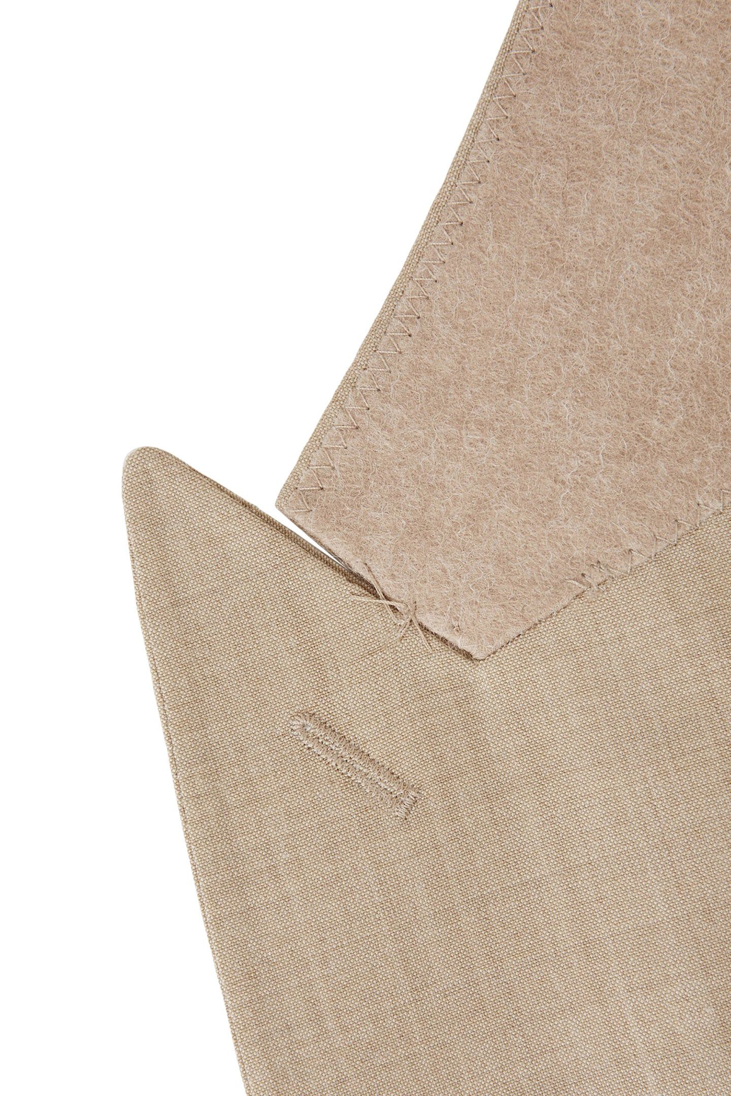 SB 1B PEAK WOOL BLAZER — OATMEAL 5