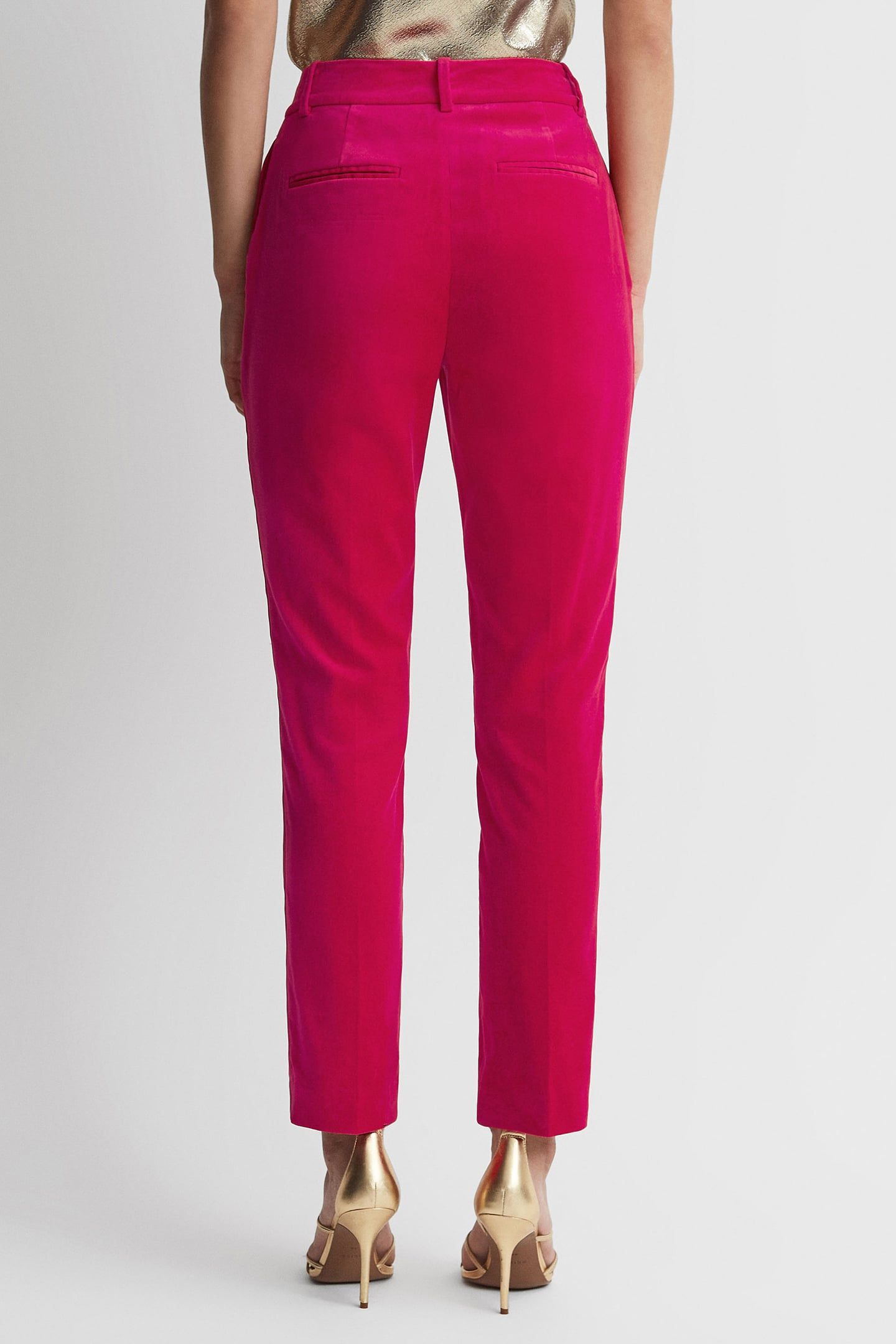 VELVET TAPER FORMAL PANTS — TAPERED FIT 2
